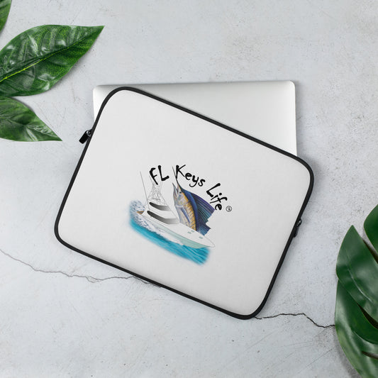 Florida Keys Life Laptop Sleeve By Papa Joe's of Islamorada - FLORIDA KEYS LIFE by PAPA JOE'S
