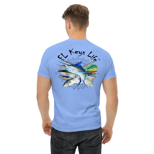 Florida Keys Life by Papa Joe's Fishing T-Shirt - Embrace the Angler's Lifestyle!  S-5X - FLORIDA KEYS LIFE by PAPA JOE'S