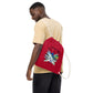 Florida Keys Life organic cotton drawstring bag - FLORIDA KEYS LIFE by PAPA JOE'S
