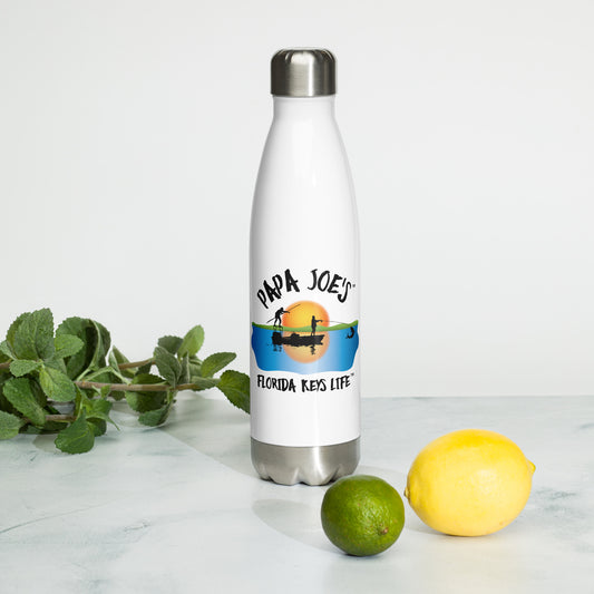 "Florida Keys Life Stainless Steel Water Bottle by Papa Joe's of Islamorada – Insulated Island Life l Hydration" - FLORIDA KEYS LIFE by PAPA JOE'S